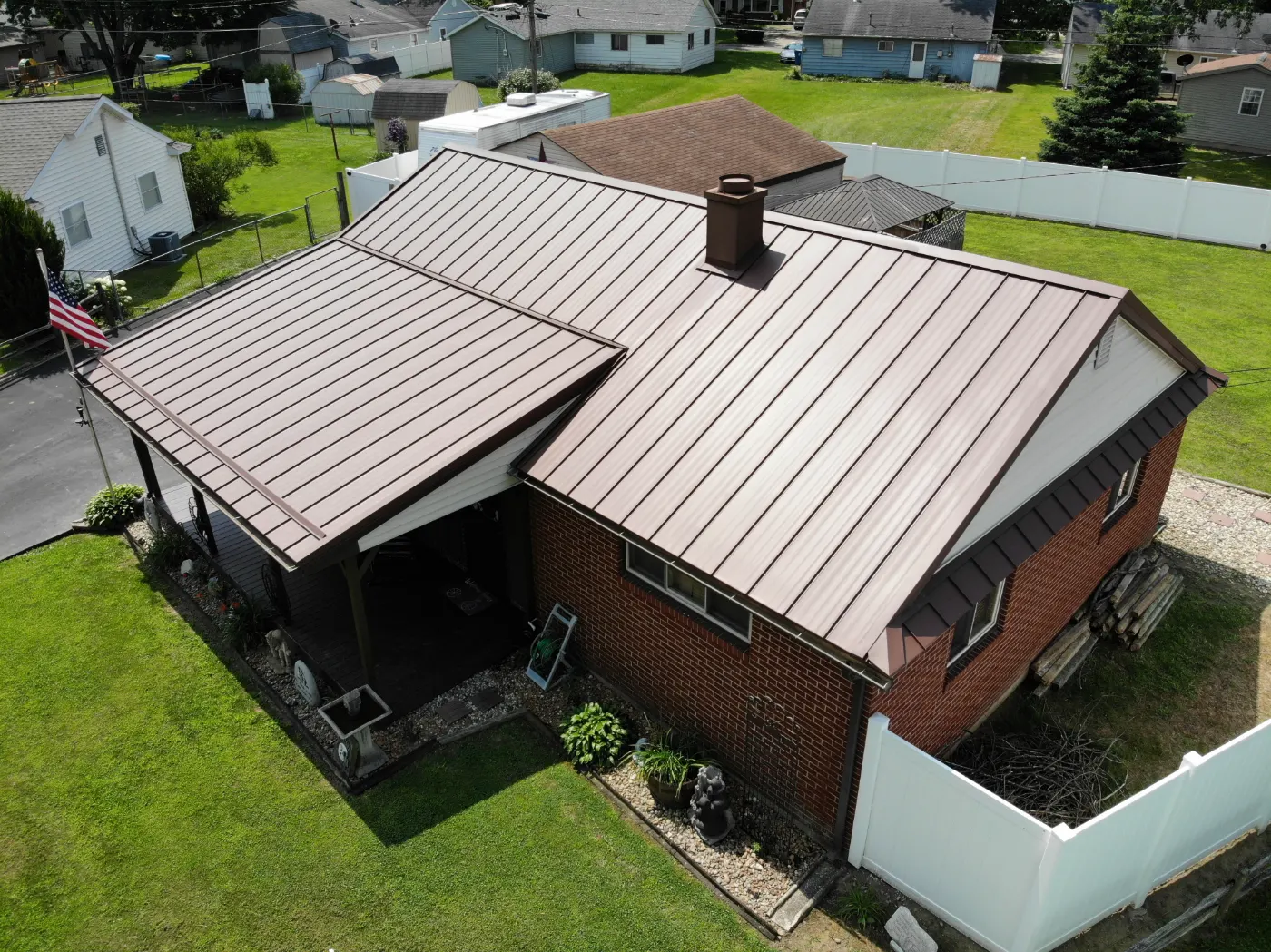 Tarping and dry-in on a Crooked Creek commercial roof